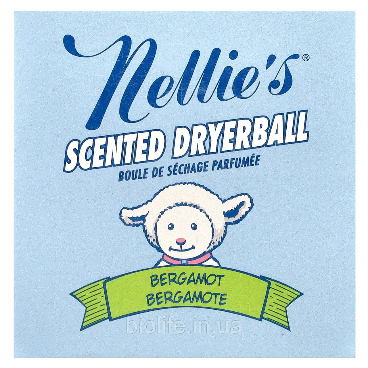 Nellie's, Ароматизована кулька для сушіння, бергамот, 1 кулька для сушіння оригінал, фото 1