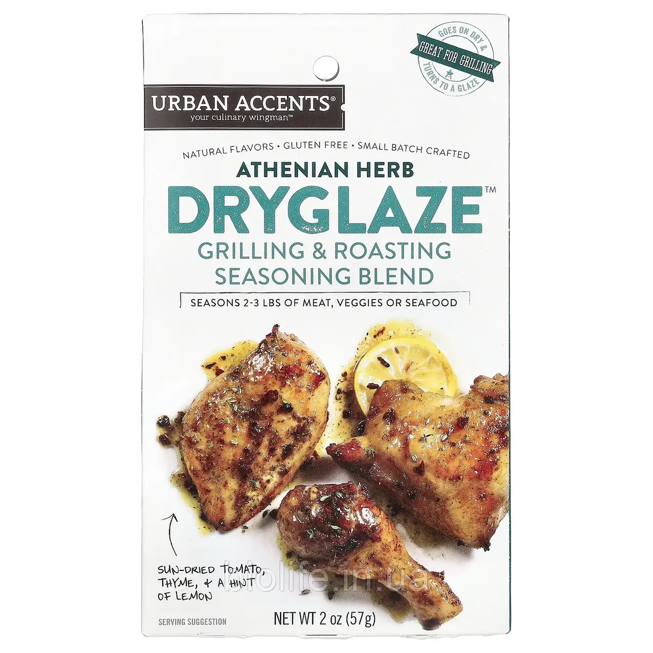 Urban Accents, Dryglaze, афінські трави, 57 г (2 унції) оригінал, фото 1