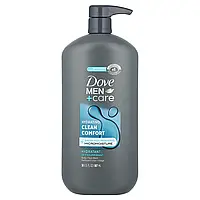Dove, Men + Care, гель для душу та тіла, комфортне очищення, 887 мл (30 рідк. Унций) в Украине оригінал