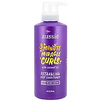 Aussie, 3 Minute Miracle Curls, кондиціонер для глибокого нанесення, з кокосом і олією австралійського жожоба,
