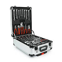 Набір інструментів універсальний 187 предметів у валізі на колесах кейс для авто будинку та гаража lamp