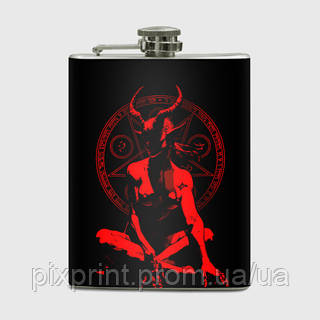 Фляга «Красный демон девушка»