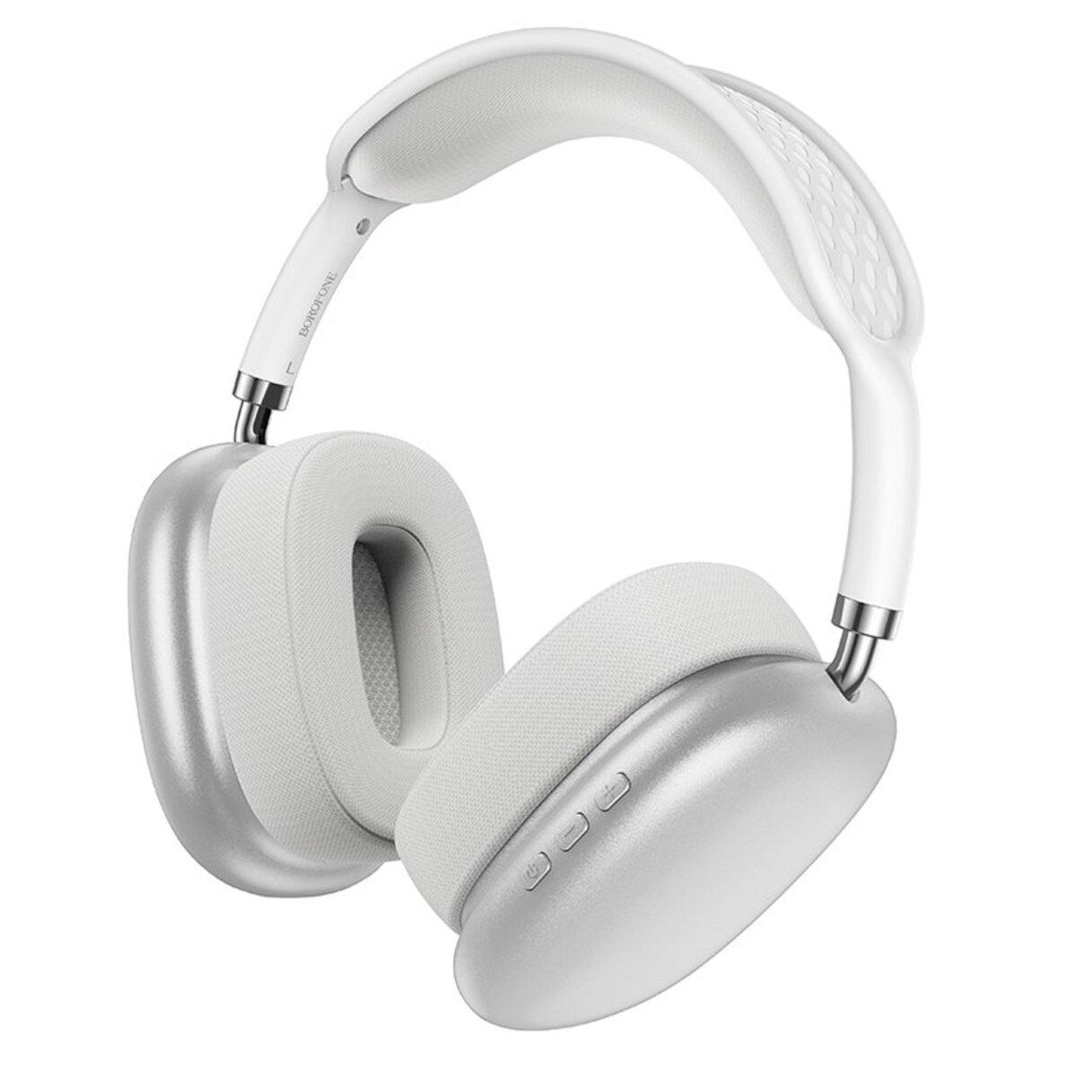 Бездротові навушники BOROFONE DBO06 Cool shadow BT headsphones Silver lly
