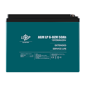 Тяговий свинцево-кислотний AGM акумулятор LP 6-DZM-50 Ah