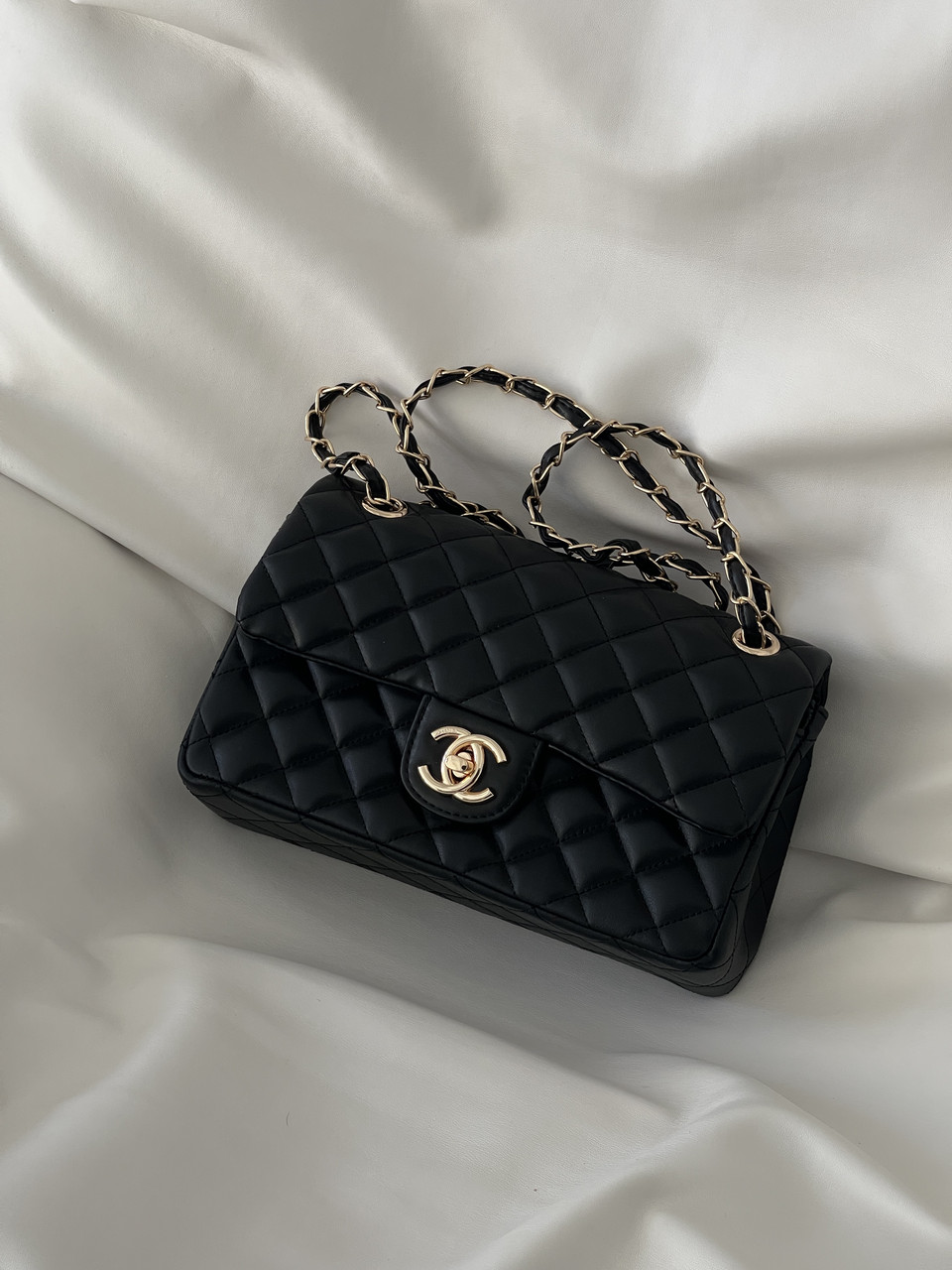 Сумка жіноча клатч через плече Chanel Classic Double Шанель чорний, фото 1