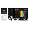 Twinkly Панель Smart LED Twinkly Squares 1 Starter RGB IP20 16х16см USB-C чорний без БЖ Techno-Torba Гарант Якості, фото 9