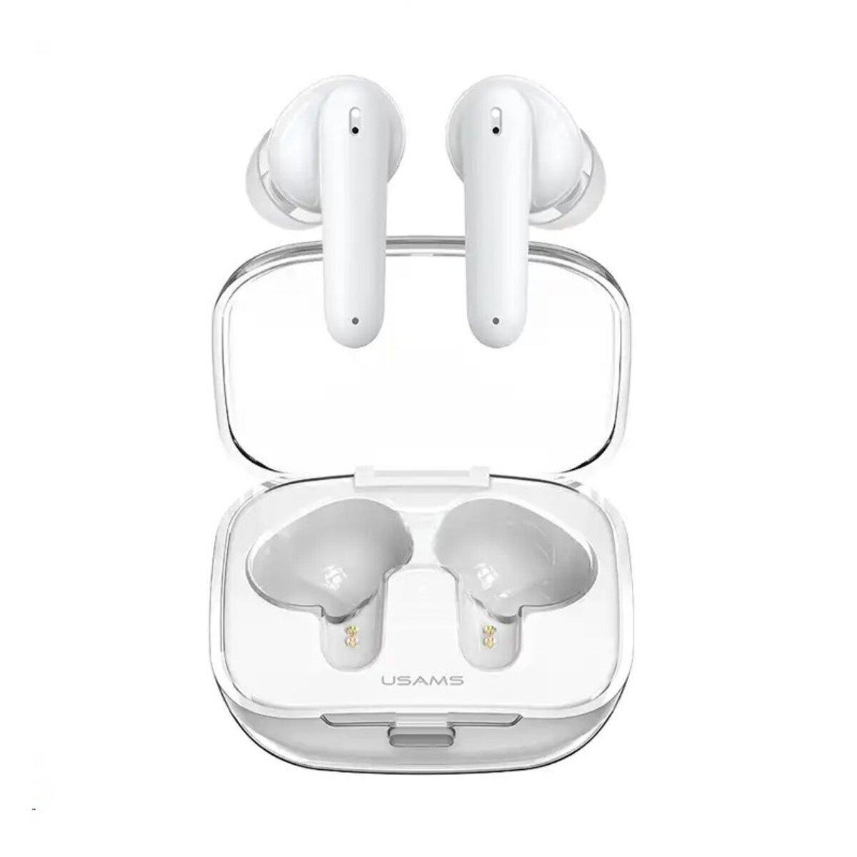 Бездротові навушники Usams US-BE16 Transparent TWS Earbuds -- BE Series BT5.3 White lly