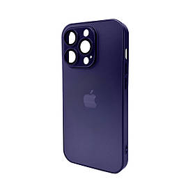 Чохол для смартфона AG Glass Matt Frame Color Logo for Apple iPhone 14 Pro Deep Purple ly