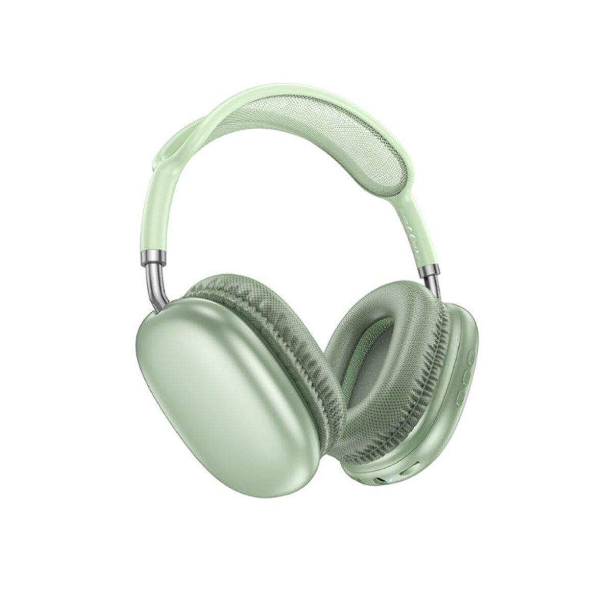 Бездротові навушники BOROFONE BO22 Plus Elegant BT headphones Green lly