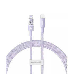 Кабель Baseus Gem Fast-Charging Data Cable USB-C to iP 20W 1m Nebula Purple ly