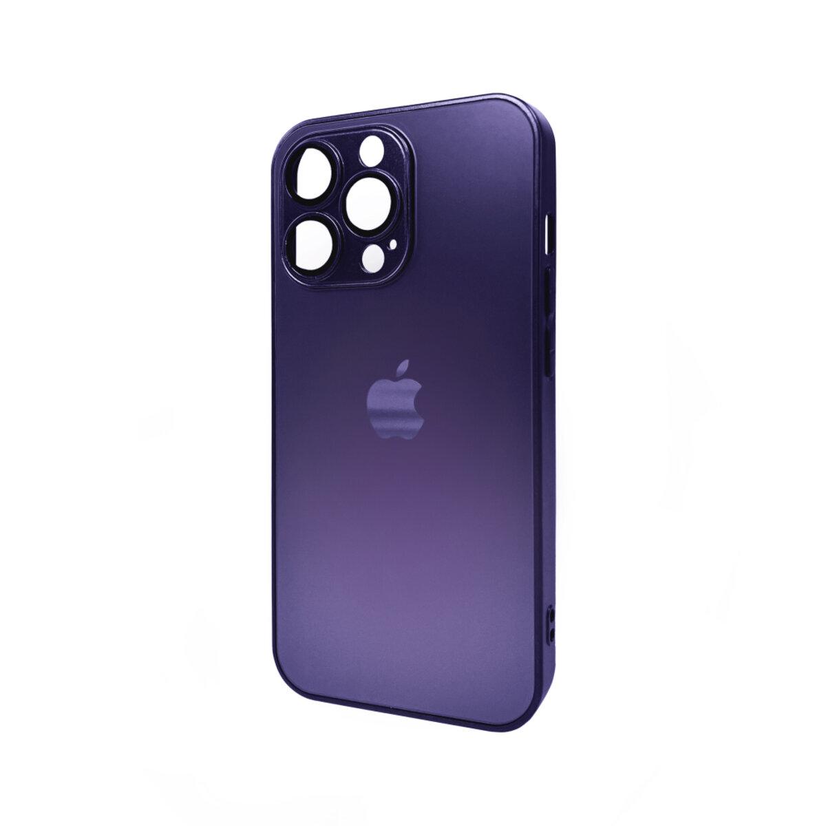 Чохол для смартфона AG Glass Matt Frame Color Logo for Apple iPhone 12 Pro Deep Purple lly