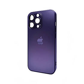 Чохол для смартфона AG Glass Matt Frame Color Logo for Apple iPhone 13 Pro Deep Purple ly