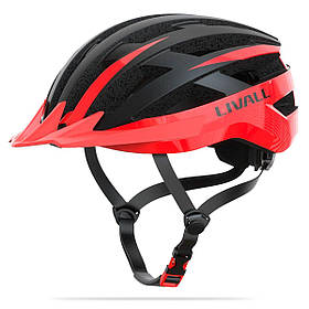 Захисний шолом Livall MT1 NEO (L) Black/Red (58-62см), акустика, мікрофон, сигнали поворотів та стопів, lly
