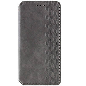 Чохол-книжка для смартфона Rubic Leather for Samsung Galaxy A35 Grey ly