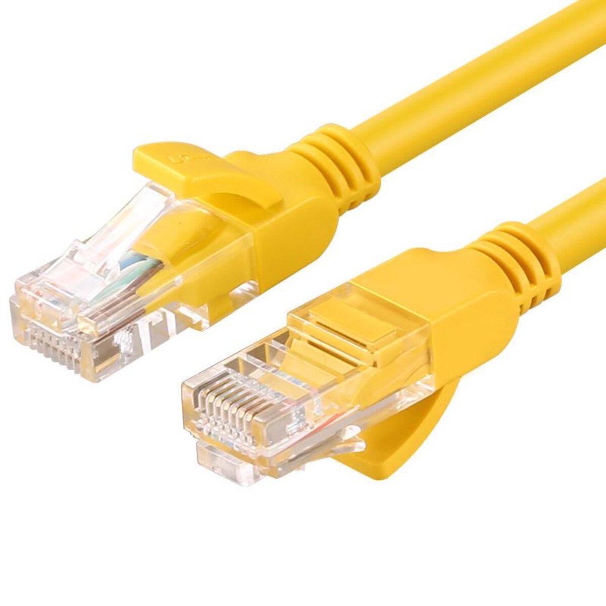 Мережевий кабель UGREEN Cat 5e U/UTP Lan Cable 5m (Yellow) lly