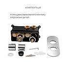 Комплект для душу Qtap Votice: Змішувач для душу QTVOT65T105OGC+Душ., фото 4