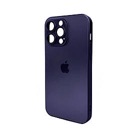 Чохол для смартфона AG Glass Matt Frame Color Logo for Apple iPhone 15 Pro Max Deep Purple ly