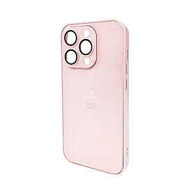 Чохол для смартфона AG Glass Matt Frame Color Logo for Apple iPhone 15 Pro Chanel Pink ly