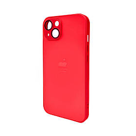 Чохол для смартфона AG Glass Matt Frame Color Logo for Apple iPhone 13 Coke Red ly