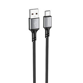 Кабель BOROFONE BX83 Type-C Famous silicone charging data cable Black ly