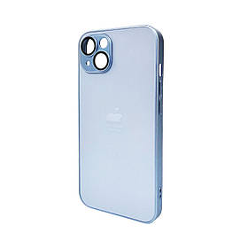 Чохол для смартфона AG Glass Matt Frame Color Logo for Apple iPhone 12 Sierra Blue ly