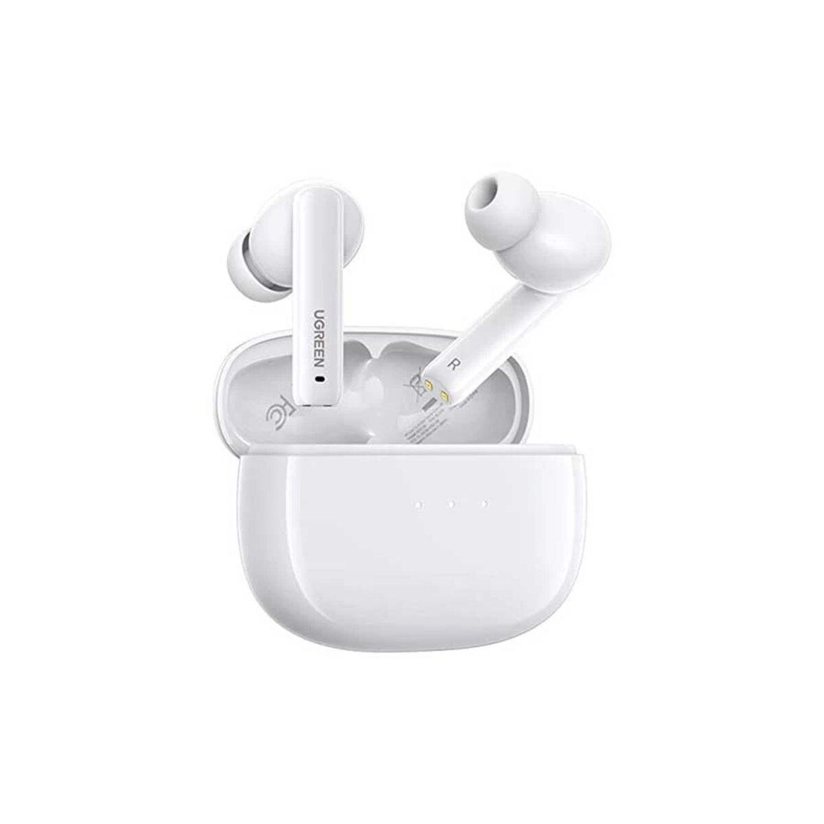 Бездротові навушники UGREEN WS106 HiTune T3 Active Noise-Cancelling Wireless Earbuds (White)(UGR-90206) lly