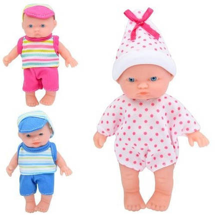 Пупс 310-D 12см мікс видів у пакеті 11-16-4см, фото 1