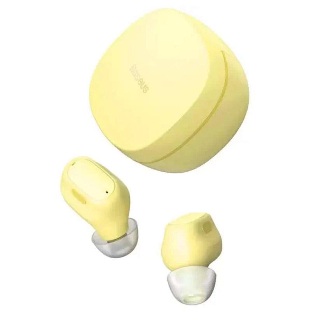Бездротові навушники Baseus Encok True Wireless Earphones WM01 Yellow lly