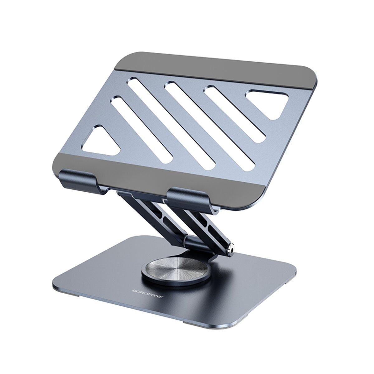 Підставка для ноутбука BOROFONE BH115 Vito metal rotating tablet holder Metal Gray lly