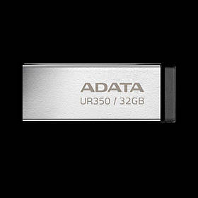 Флеш-накопичувач ADATA USB 3.2 UR 350 32Gb Silver/Black ly
