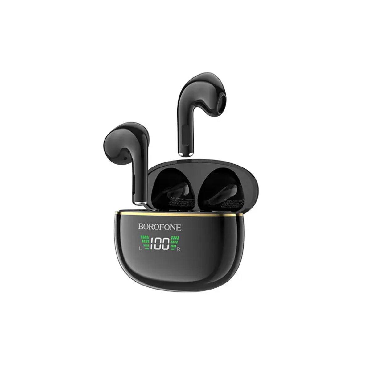 Бездротові навушники BOROFONE BW30 Cheerful true wireless BT headset Bright Black lly