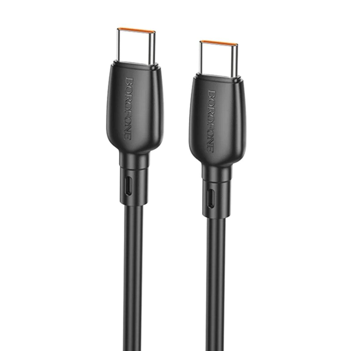 Кабель BOROFONE BX93 Super power 100W fast charging data cable Type-C to Type-C Black lly