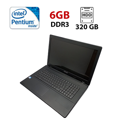 Ноутбук Asus X75/ 17.3" (1600x900)/ Pentium B970/ 6 GB RAM/ 320 GB HDD/ HD, фото 1