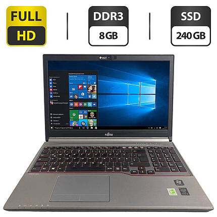 Ноутбук Fujitsu LifeBook E754/ 15.6" (1920x1080)/ Core i5-4200M/ 8 GB RAM/ 240 GB SSD/ HD 4600, фото 1