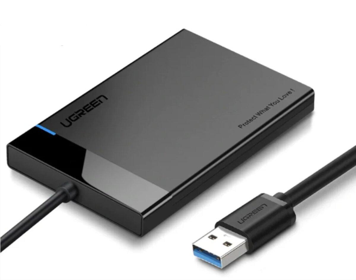 Зовнішня кишеня для накопичувача UGREEN US221 2.5 Inch Hard Drive Box(UGR-30847) lly