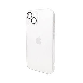 Чохол для смартфона AG Glass Matt Frame Color Logo for Apple iPhone 15 Pearly White ly