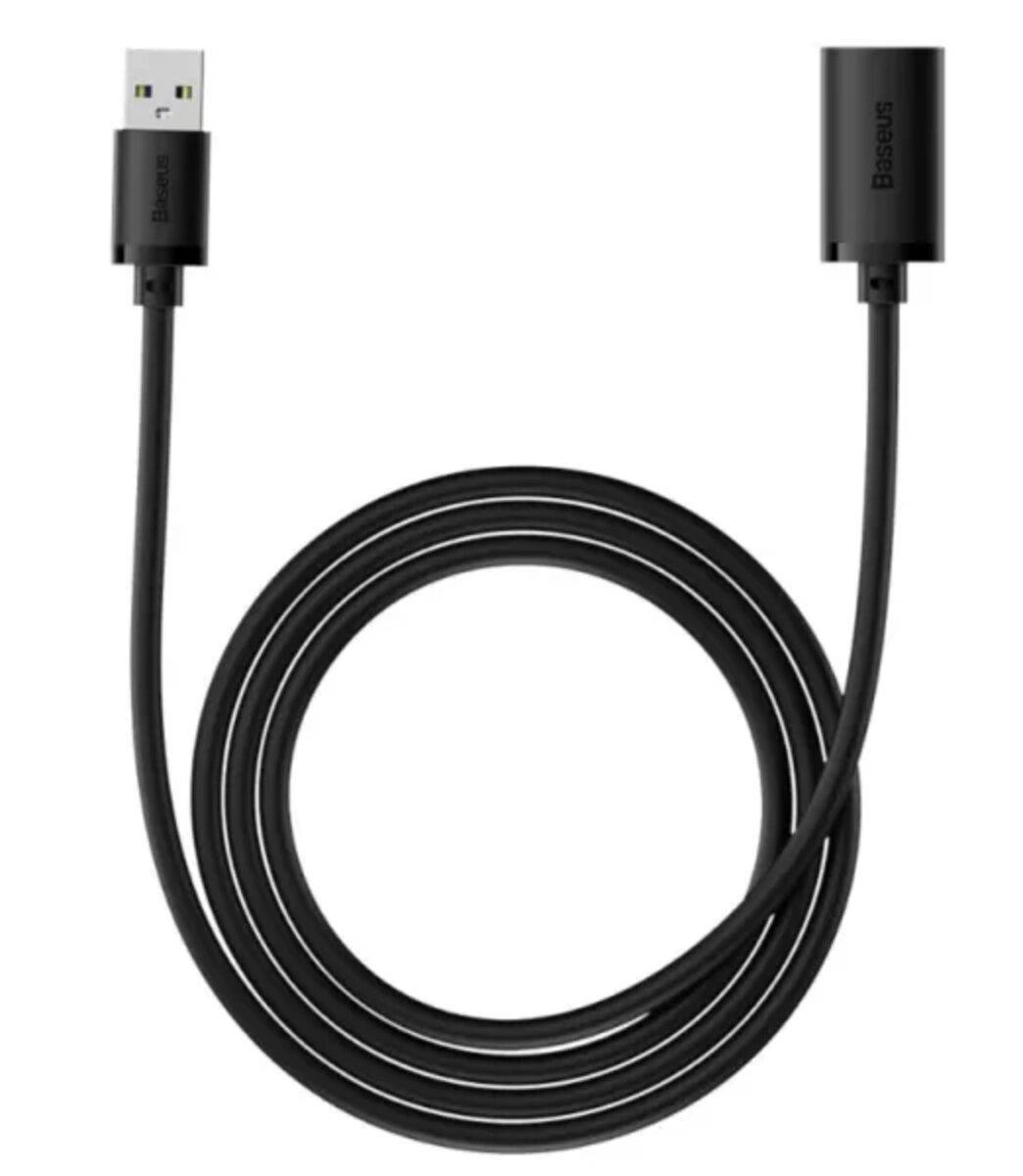 Кабель-подовжувач Baseus AirJoy Series USB3.0 Extension Cable 2m Cluster Black lly
