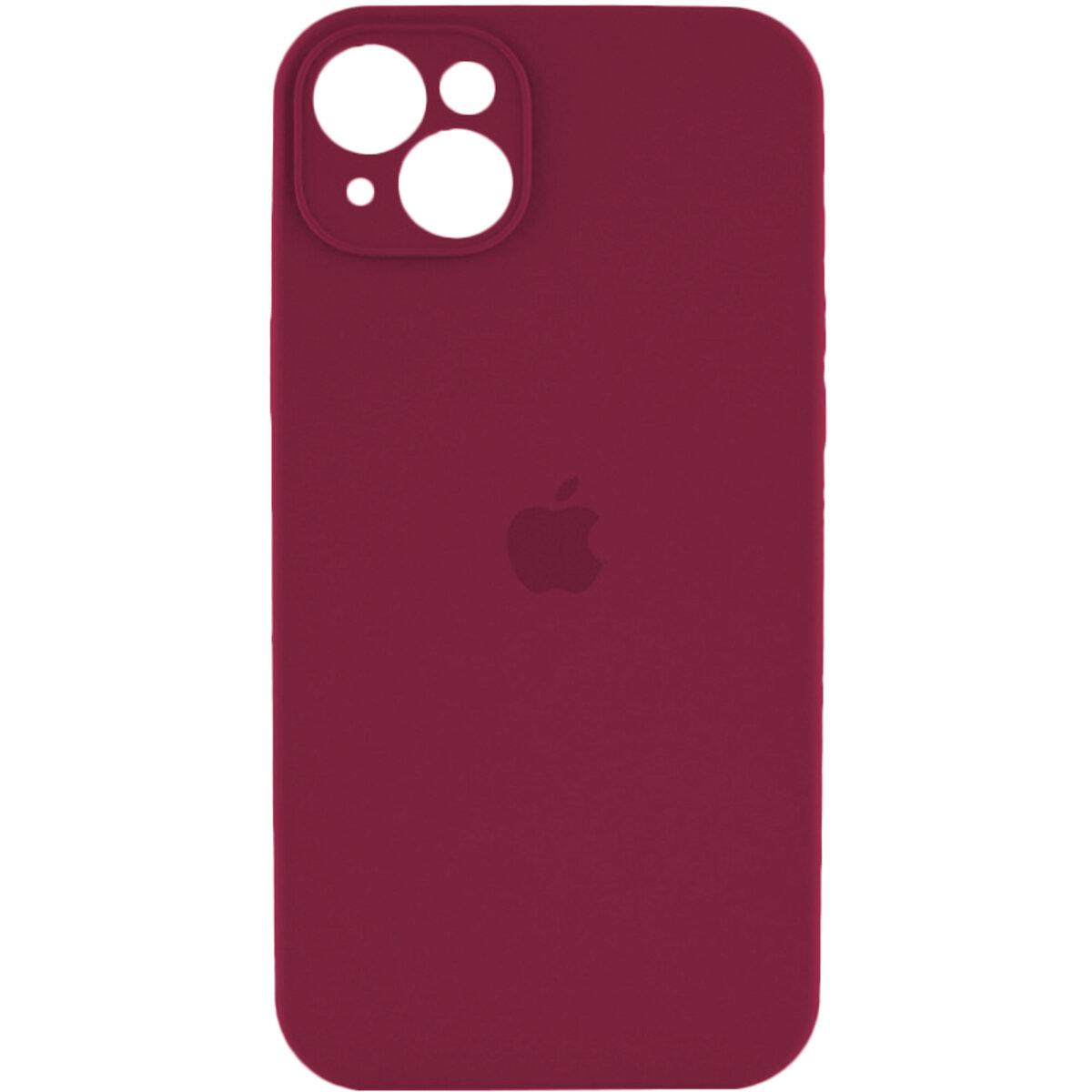 Чохол для смартфона Silicone Full Case AA Camera Protect for Apple iPhone 13 47,Plum lly