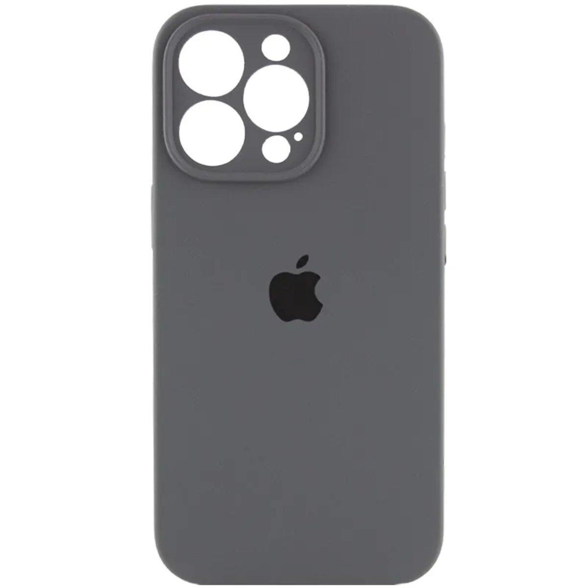 Чохол для смартфона Silicone Full Case AA Camera Protect for Apple iPhone 14 Pro Max 12,Dark Grey lly
