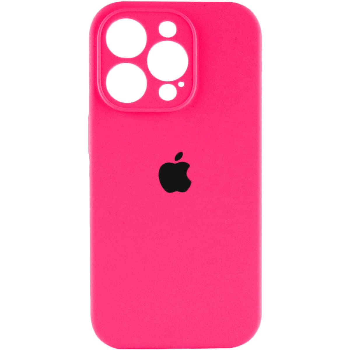 Чохол для смартфона Silicone Full Case AA Camera Protect for Apple iPhone 15 Pro 23,Shiny Pink lly
