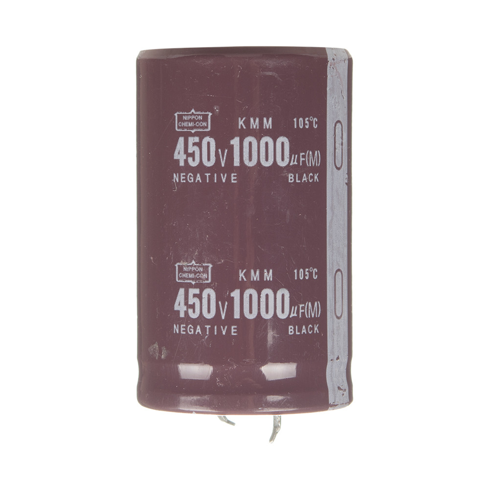 Конденсатор електролітичний 1000 мкФx 450 В, 105 °C, 35X60