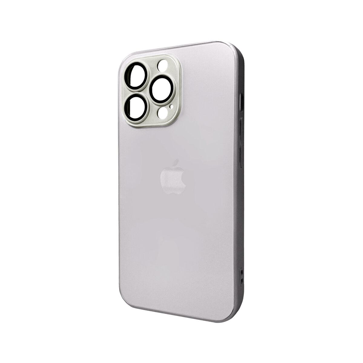 Чохол для смартфона AG Glass Matt Frame Color Logo for Apple iPhone 11 Pro Titanium Grey lly