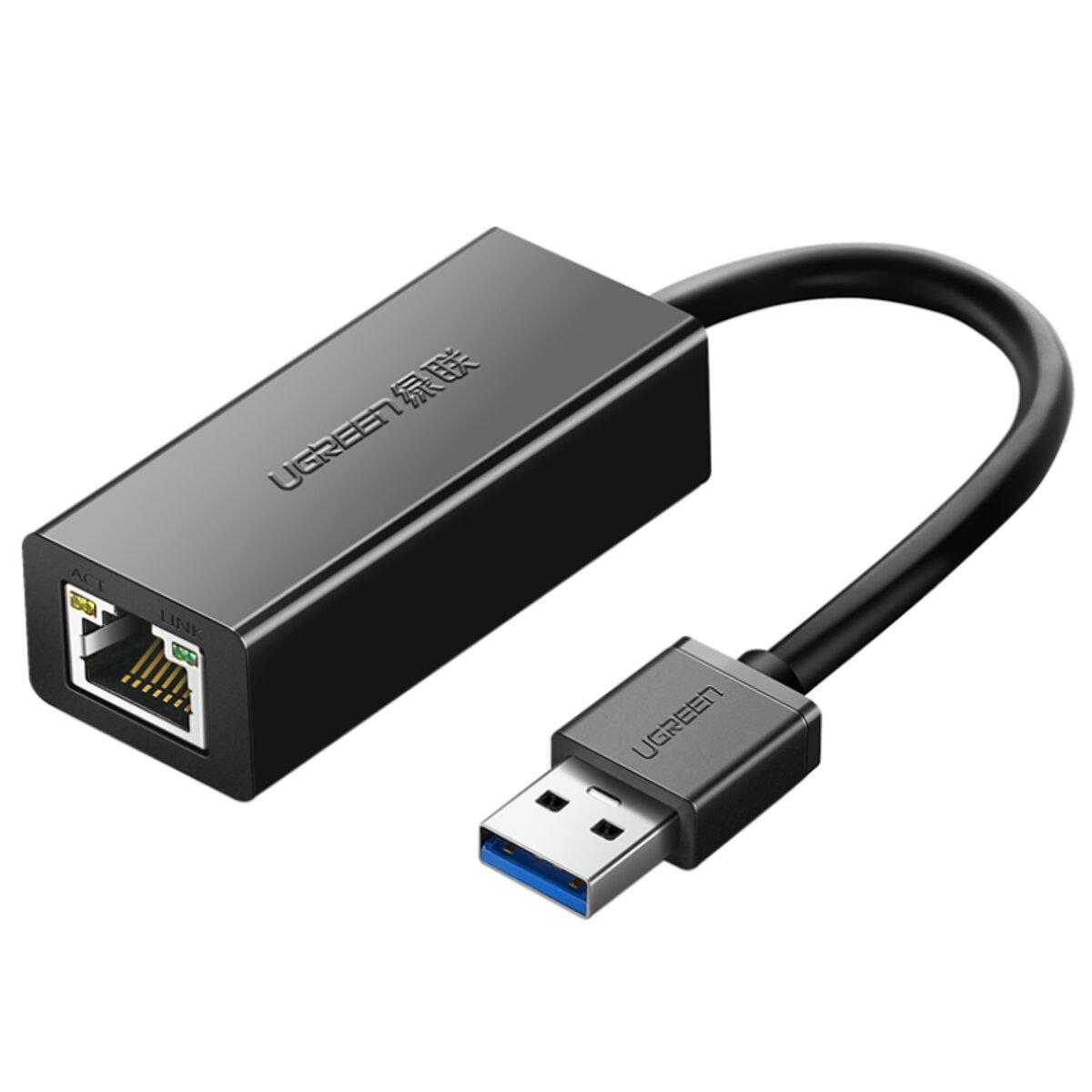Адаптер UGREEN USB 3.0 Gigabit Ethernet Adapter (Black) lly
