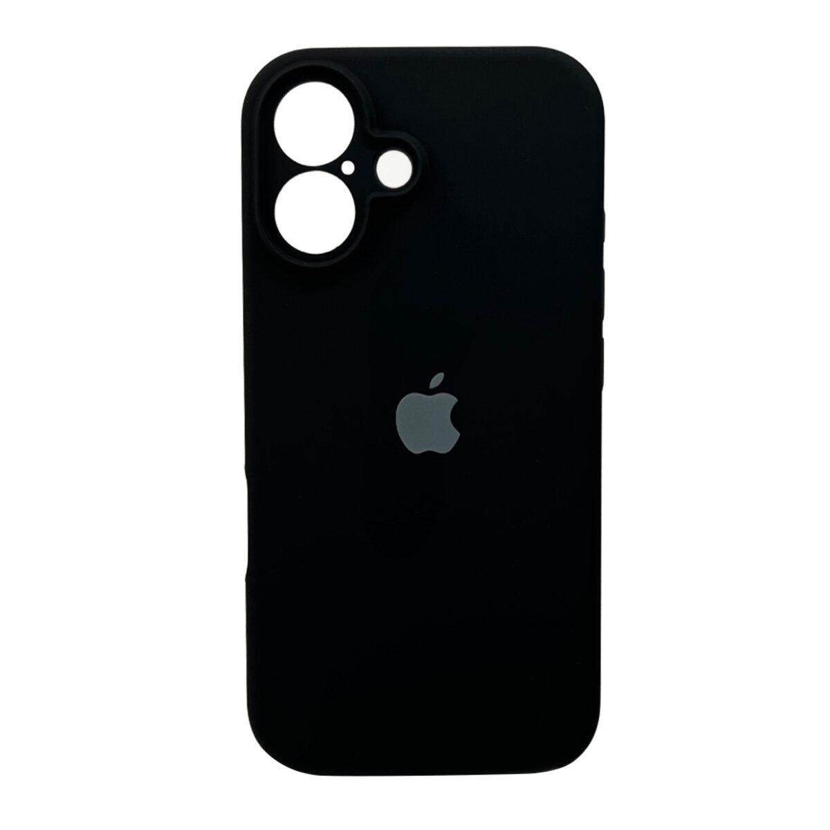 Чохол для смартфона Silicone Full Case AA Camera Protect for Apple iPhone 16 14,Black lly