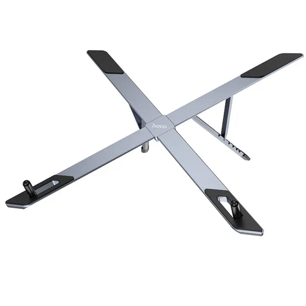 Підставка для ноутбука HOCO HD9 Action metal folding notebook holder Metal gray lly
