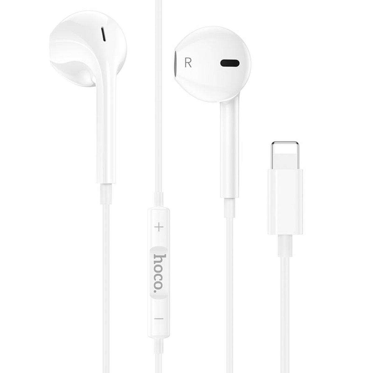 Навушники HOCO M80 Original series earphones for iP display White lly