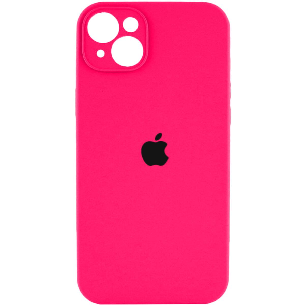 Чохол для смартфона Silicone Full Case AA Camera Protect for Apple iPhone 15 23,Shiny Pink lly