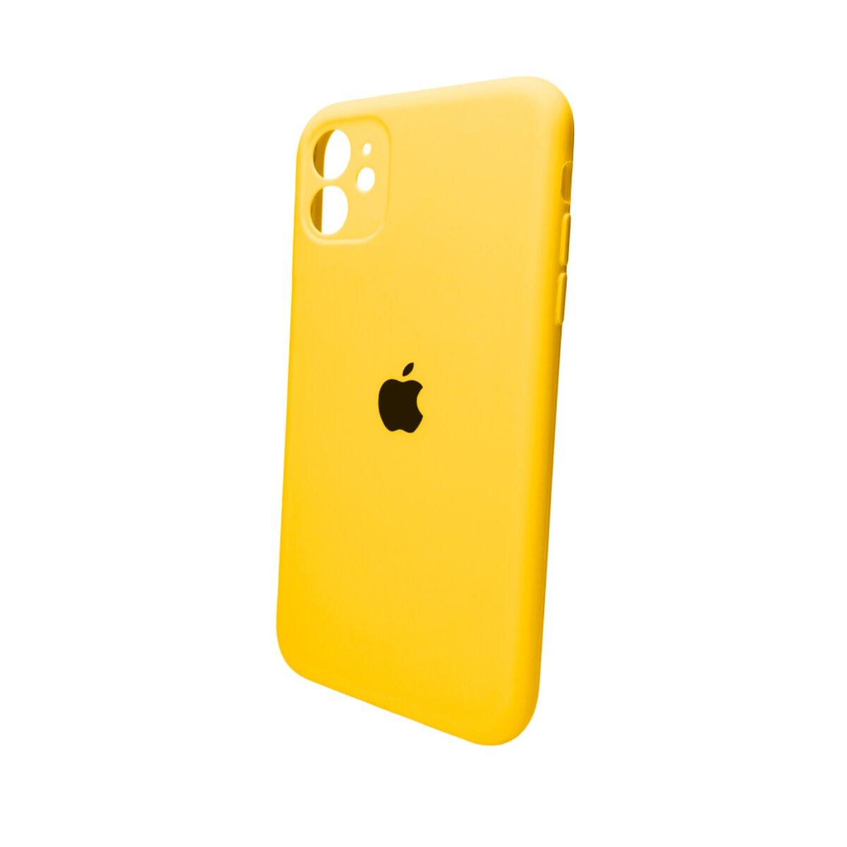Чохол для смартфона Silicone Full Case AA Camera Protect for Apple iPhone 11 кругл 56,Sunny Yellow lly
