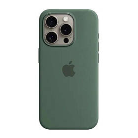 Чохол для смартфона Silicone Full Case AAA MagSafe IC for iPhone 15 Pro Green ly