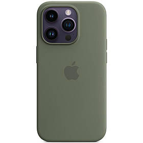 Чохол для смартфона Silicone Full Case AAA MagSafe IC for iPhone 14 Pro Max Olive ly
